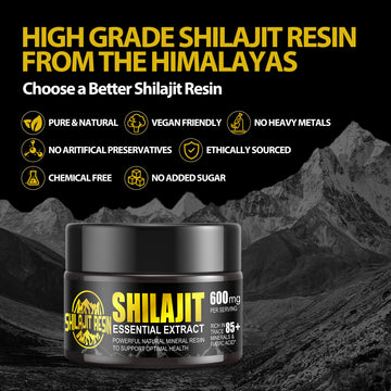 BOYSEA® Shilajit Pure Himalayan Organic Shilajit Resin