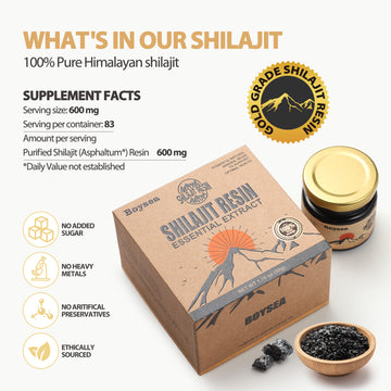 BOYSEA® Pure Shilajit Resin