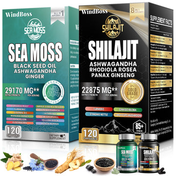 WINDBOSS® Sea Moss and Shilajit Bundle