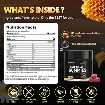 WINDBOSS® Pure Shilajit Gummies